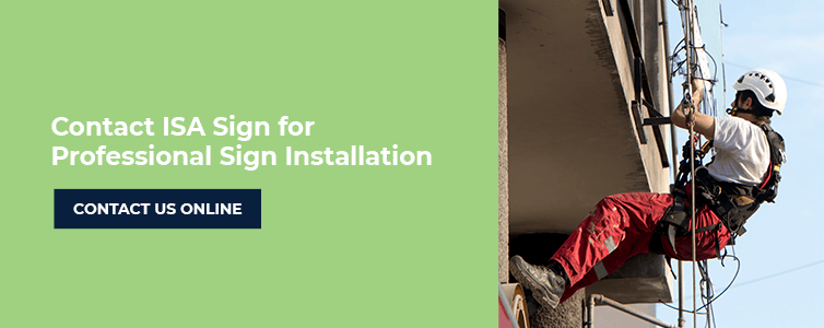 professional sign installation company