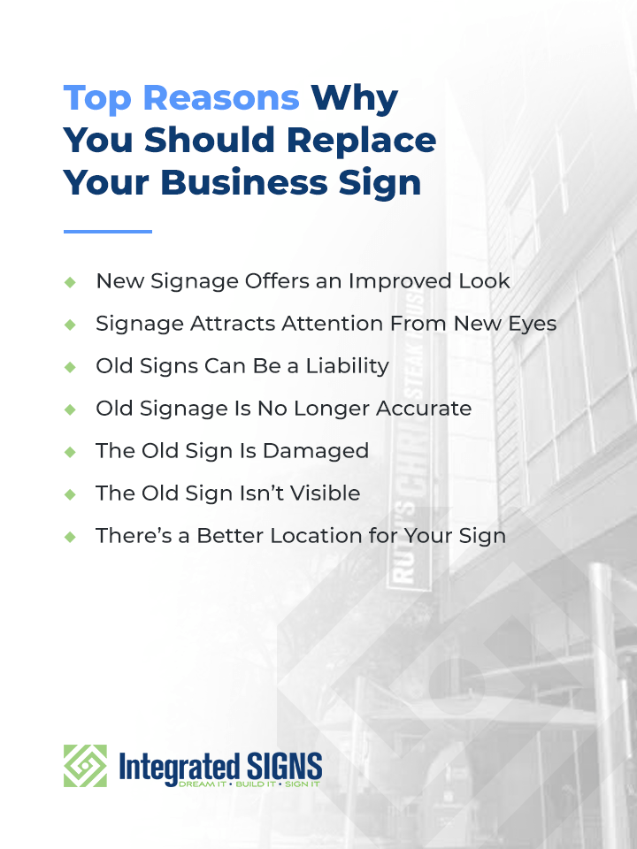 Top Reasons Why You Should Replace Your Business Sign